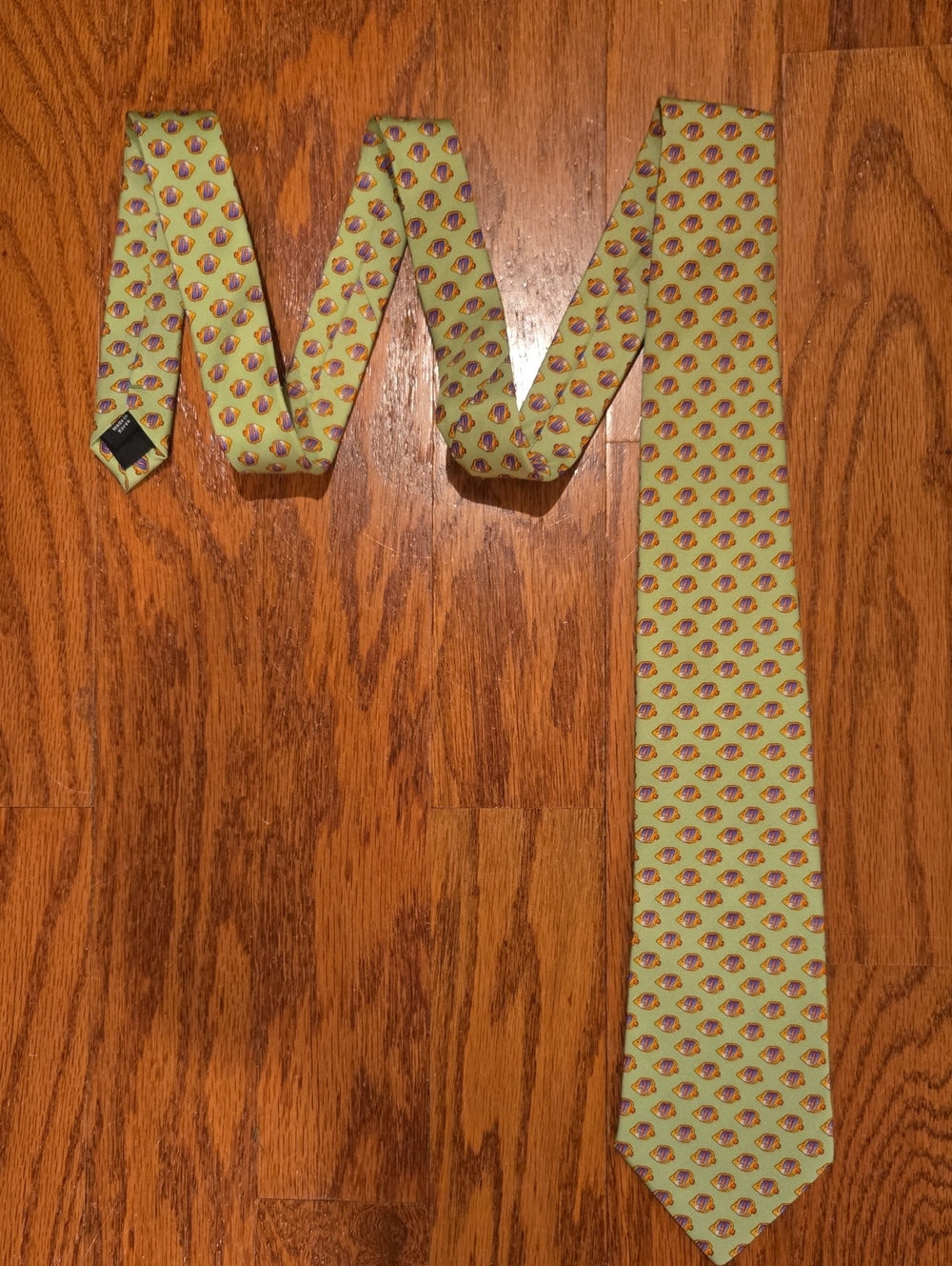 VTG J.Crew Tropical Fish Tie